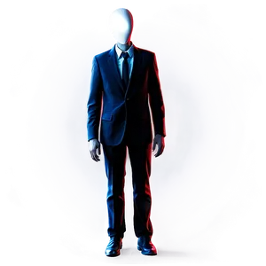 Slender Man Night Scene PNG Awa41
