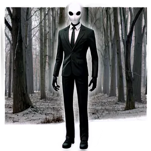 Slender Man Phantom PNG 40