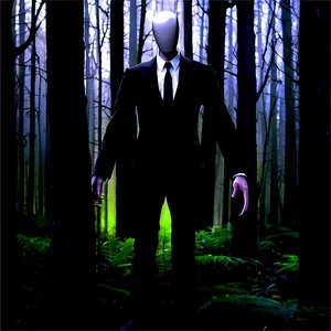 Slender Man Stalking PNG Vqo81