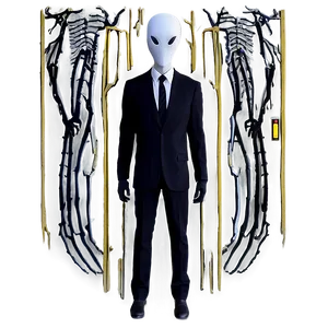 Slender Man Urban Legend PNG Adk65 PNG