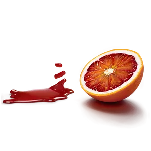 Sliced Blood Orange Side View Png Hul80 PNG image