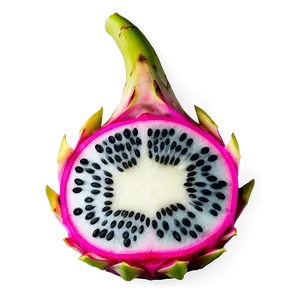 Sliced Dragonfruit On Plate Png 79 PNG image