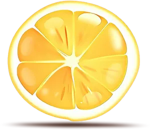 Sliced Mandarin Orange Illustration PNG image