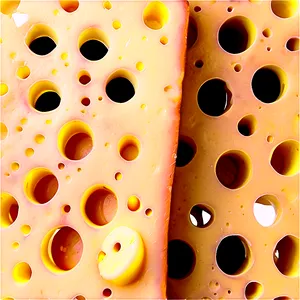 Sliced Swiss Cheese Stack PNG 63