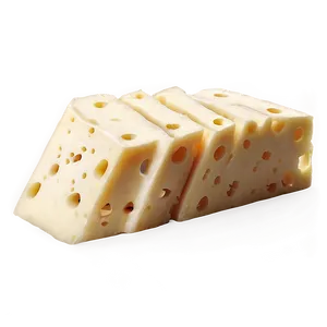 Sliced Swiss Cheese Stack PNG Xvh