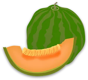 Sliced Watermelon Illustration PNG image