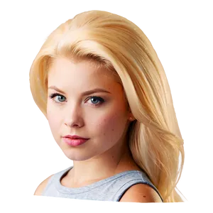 Slicked Back Blond Hair PNG 06262024