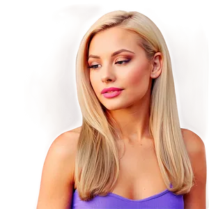 Slicked Back Blond Hair PNG 8 PNG