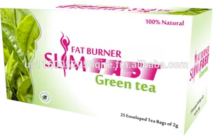 Slim Fat Burner Green Tea Box PNG