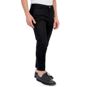 Slim Fit Black Pants Png 49 PNG image