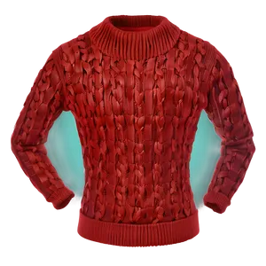 Slim Fit Red Sweater PNG Fwr75 PNG