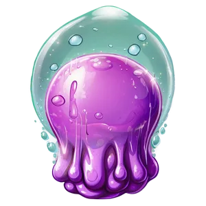 Slime Bubble Pop Png 05242024 PNG image