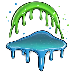 Slime Drip Effect Png Bos6 PNG image