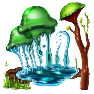 Slime Underwater World Png Fpv11 PNG image