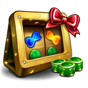 Slot Machine Cartoon Graphic PNG