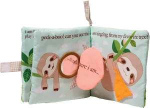 Sloth Themed Childrens Book PNG image