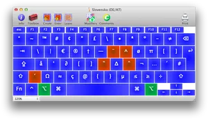 Slovak Keyboard Layout D E A T PNG image