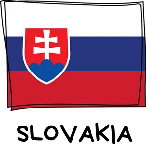 Slovakia National Flag Cartoon PNG image