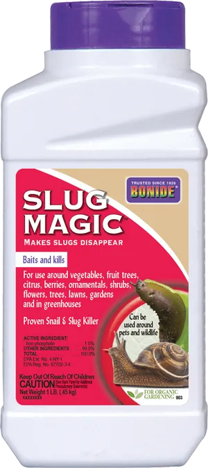 Slug Magic Pesticide Product PNG image