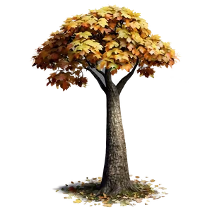 Small Autumn Tree PNG 06132024 PNG