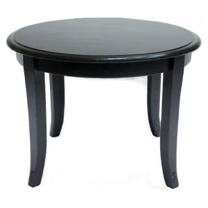 Small Black Table PNG Wcf