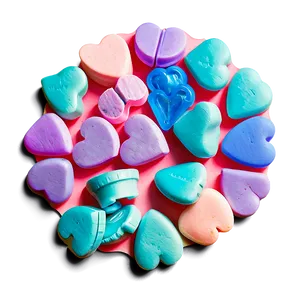 Small Candy Hearts Png 06212024 PNG image