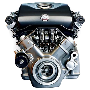 Small Car Engine Model PNG Kpx