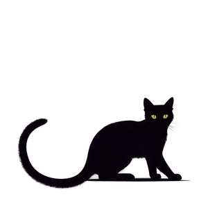 Small Cat Silhouette PNG Hlv