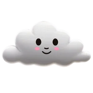 Small Cloud Emoji PNG 06272024