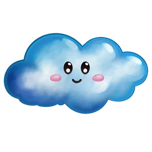 Small Cloud Emoji PNG 06272024