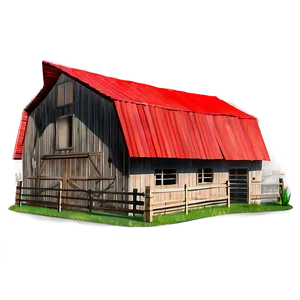 Small Cozy Barn Png 06122024 PNG image