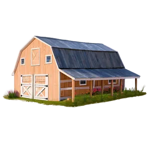 Small Cozy Barn Png Cwk24 PNG image