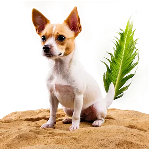 Small Dog Beach Day PNG 63