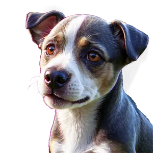 Small Dog Face Sketch Png 06212024 PNG image