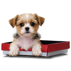 Small Dog In A Box Png 06252024 PNG image