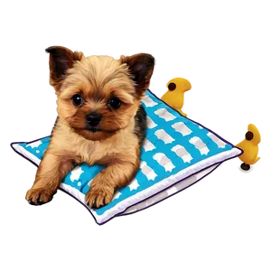 Small Dog Ready For Bed Png 06252024 PNG image