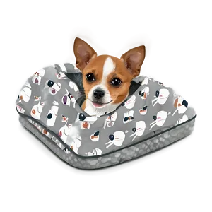 Small Dog Ready For Bed PNG 73