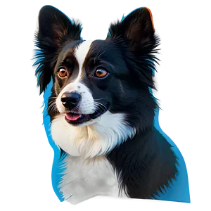 Small Dog Silhouette PNG 41