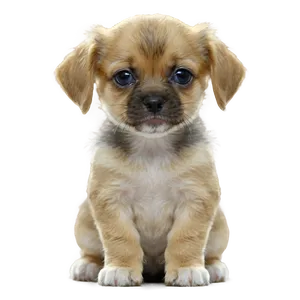 Small Dog With Kitten PNG 06252024