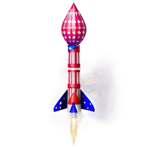 Small Firework Rocket PNG Vve