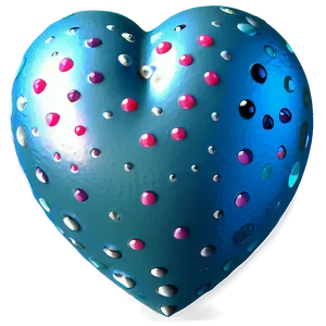 Small Heart Frame PNG Xie