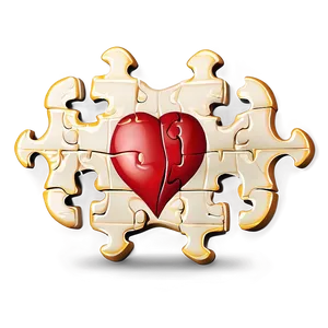 Small Heart Puzzle PNG 06212024 PNG