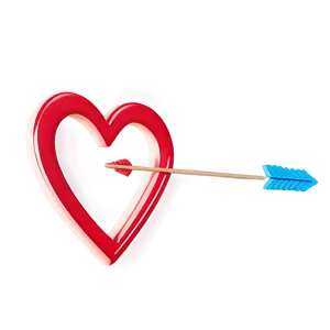 Small Heart With Arrow PNG Sni PNG
