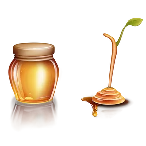 Small Honey Pot PNG Wmw