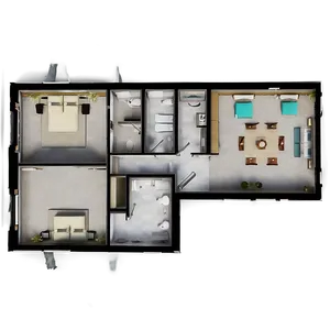 Small House Floor Plan Png Pfh14 PNG image