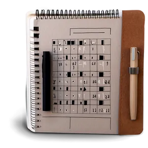 Small Notebook PNG Mjp50