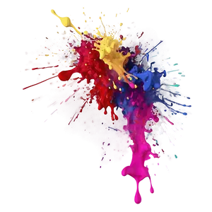 Small Paint Splatter PNG Bar