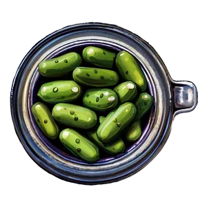 Small Pickle Jar PNG 60