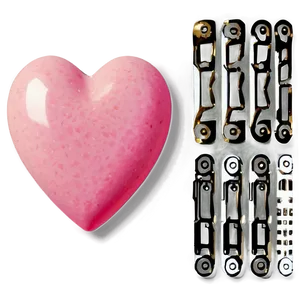 Small Pink Heart Emoji PNG 06262024