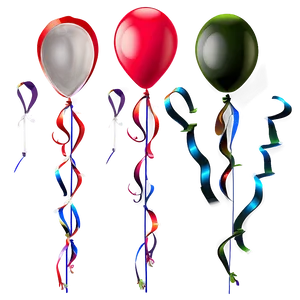 Small Red Balloons PNG Gru25 PNG
